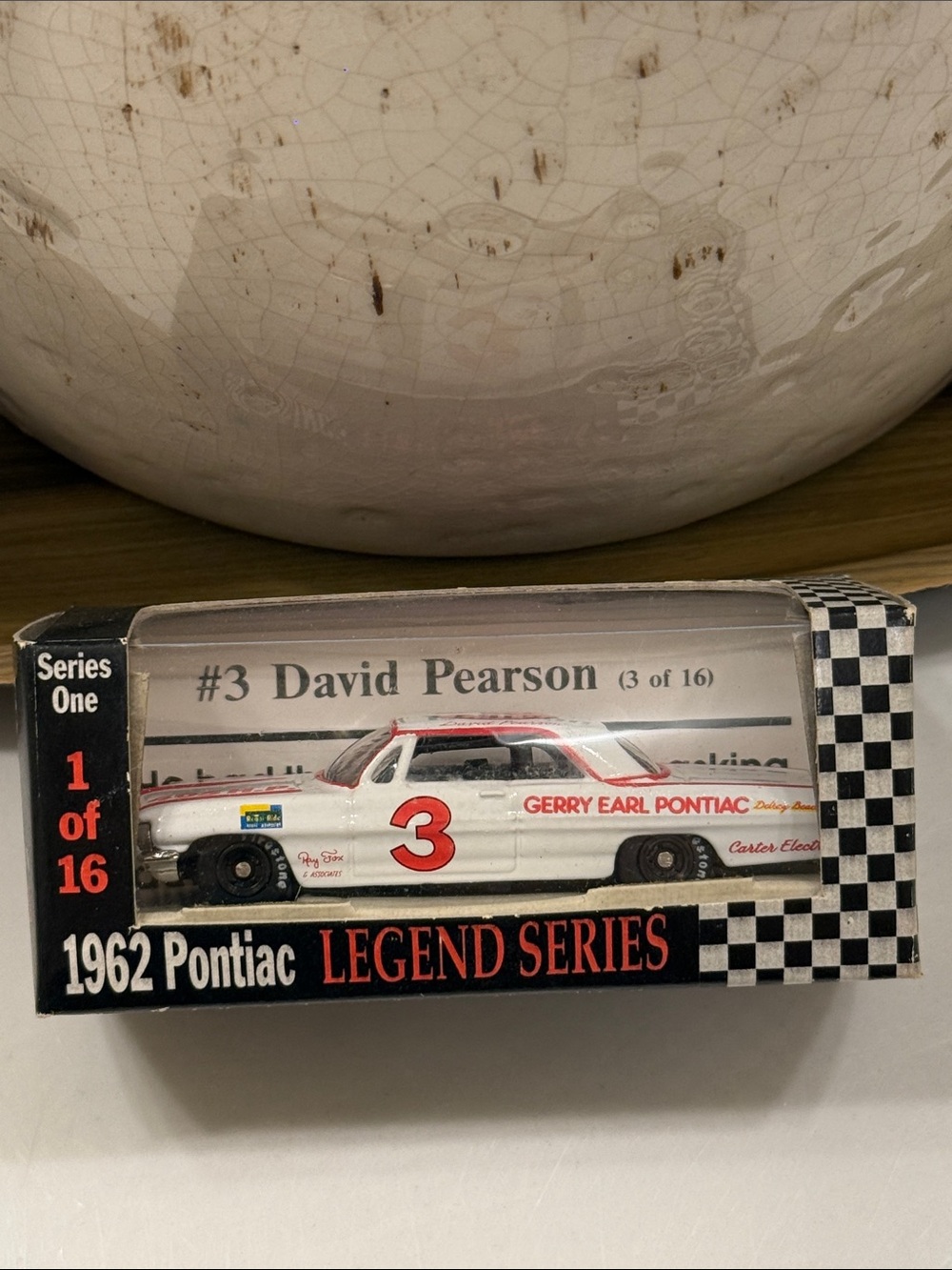 Gerry Earl Pontiac #3 Collectible Die-Cast Car - White